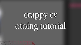 Crappy CV UTAU oto.ini tutorial