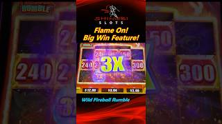 Flame On! Big Win Feature in Wild Fireball Rumble slot at Yaamava! shinobislots shorts shortfeed Video