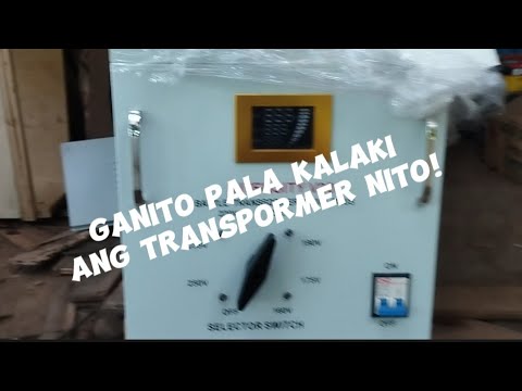 Step up transpormer Intensity V20 unboxing