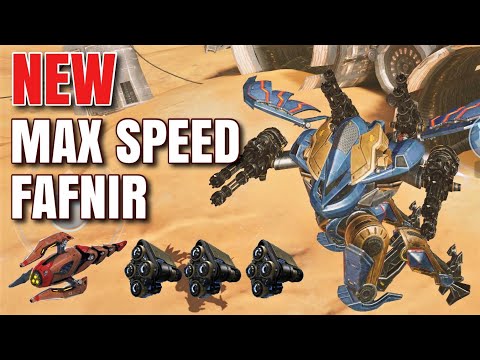 [WR] NEW Crazy FAFNIR With SuperFast Lockdowner & 3x Nitro Unit | War Robots Test Server