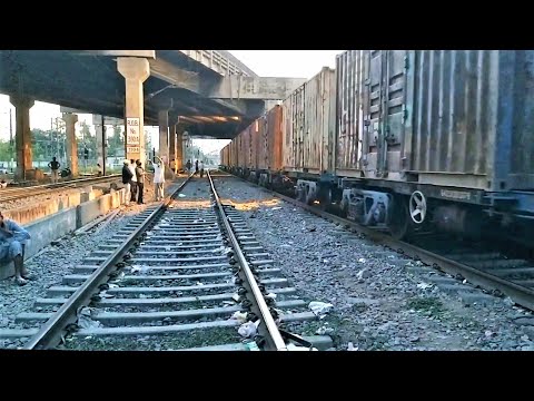 BLC CONTAINER FREIGHT TRAIN WITH (LDH) WAG9HC LOCOMOTIVE & UPDATES RELATED TO (COVID-19) DISEASE.!! Video