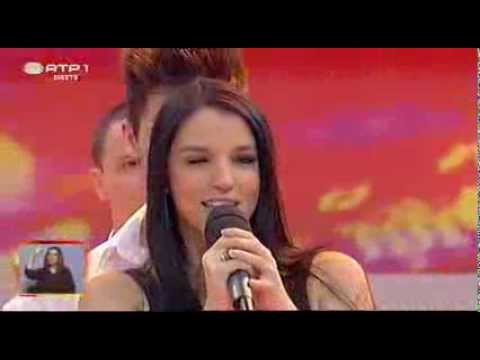 Catarina Pereira na Praça da Alegria - Festival da Canção 2014