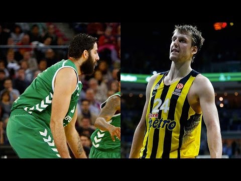 Top 16, Round 4 co-MVPs: Ioannis Bourousis of Laboral Kutxa, Jan Vesely of Fenerbahce