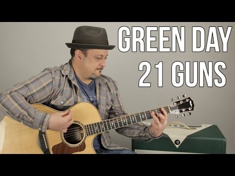 Green Day 21 Guns Guitar Lesson + Tutorial