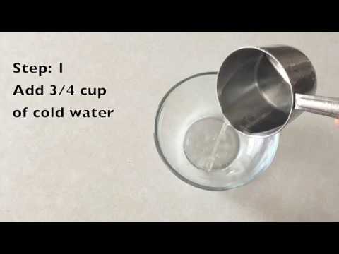 3D GELATIN ADVANCED RECIPE