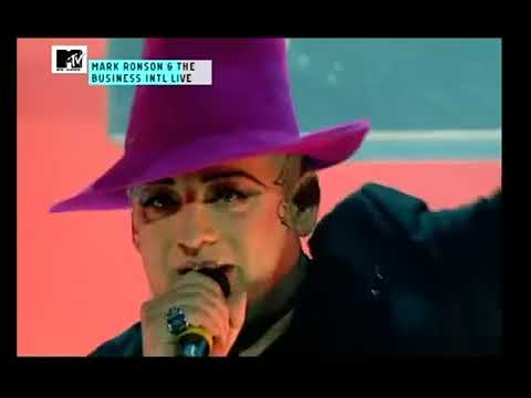 Mark Ronson & Business Intl ft Boy George:  'Somebody To Love Me'  (Live in 2010)
