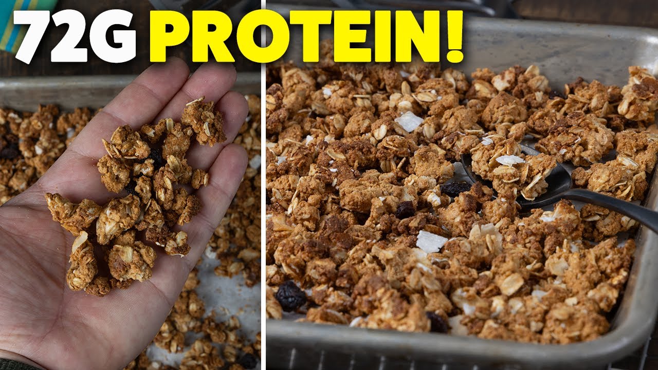 High Protein Granola Recipe | Easy, Homemade, Simple Ingredients