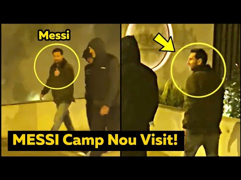 Unseen Video of MESSI Back in Barcelona ahead of Camp Nou visit