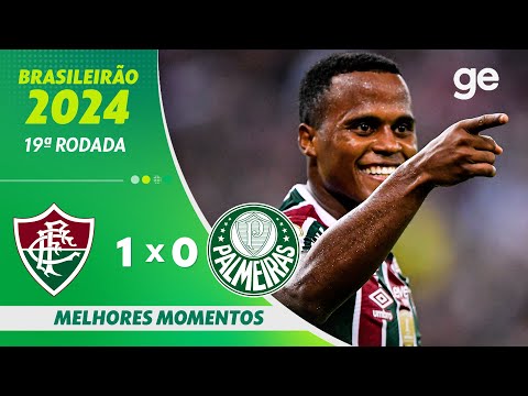 Gols e lances de Fluminense x Palmeiras