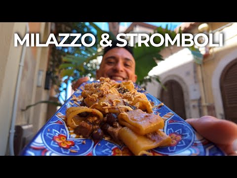 Pasta in Milazzo & Pizza on Stromboli (Sicily Food Tour)