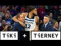 Joel Embiid and Karl-Anthony Towns' Drama On Court And Online | Tiki + Tierney