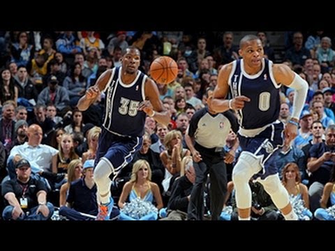 Evans & Westbrook's half court buzzer beaters!