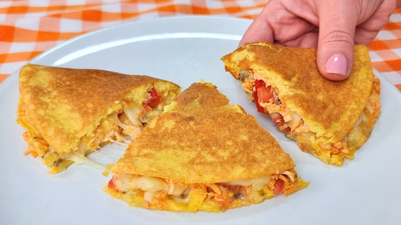 SUBSTITUA O PÃO em 5 MIN com 3 INGREDIENTES - Delícia SEM TRIGO, Fácil, Rápida e Saudável