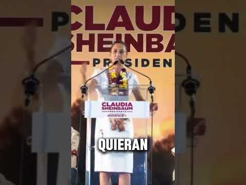 Claudia Sheinbaum desafía campañas sucias en Michoacán