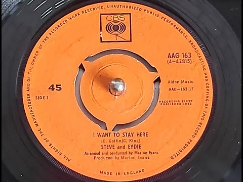 Steve And Eydie 'I Want To Stay Here' 1963 45 rpm