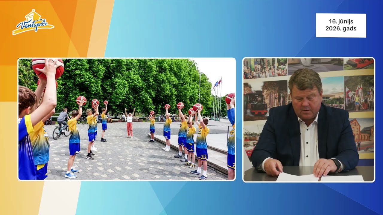 VIDEO: A.Gūtmanis par Ventspils pilsētas aktualitātēm – 16.06.2026.