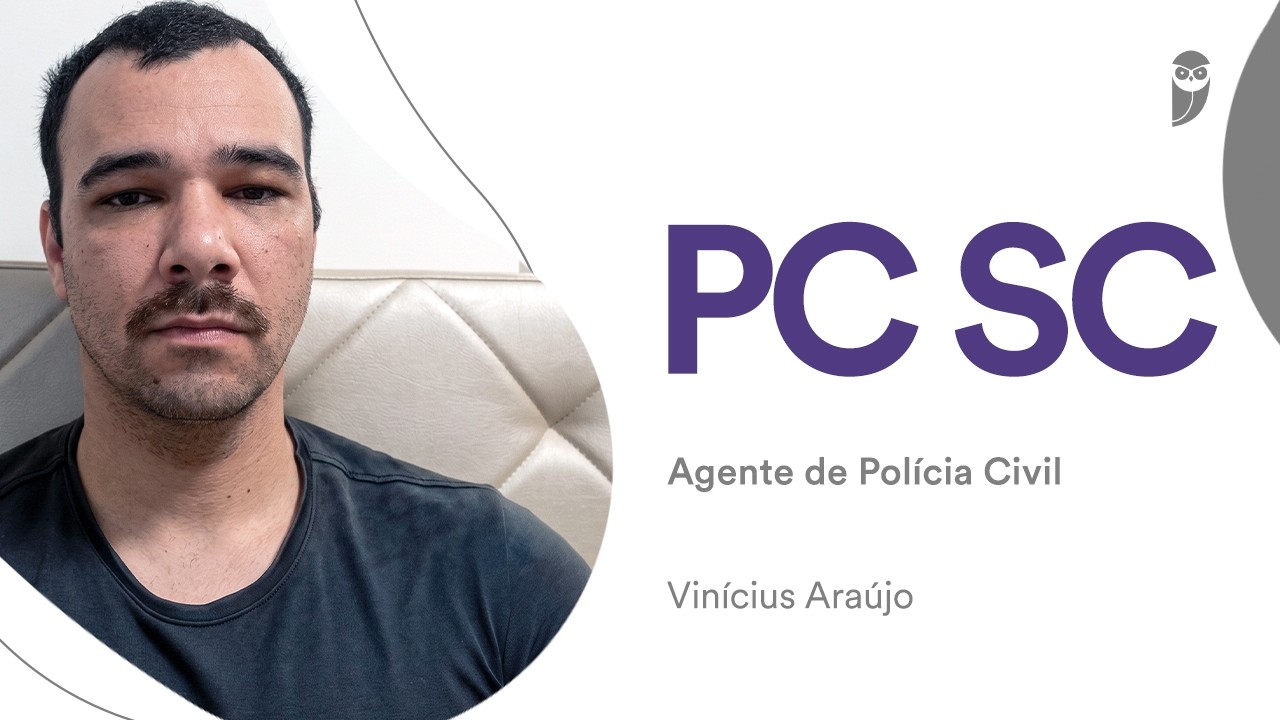 Concurso PC SC: Vinícius Araújo - 125º lugar - Agente de Polícia