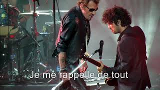 Johnny Hallyday - Je ne suis qu'un homme (yanjerdu26) (Avec les paroles de la chanson)