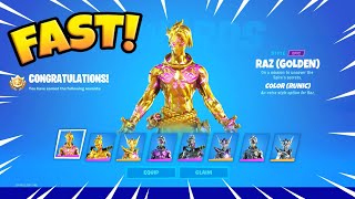 Tricks to Unlock ALL Gold Relic Styles FAST in Fortnite!