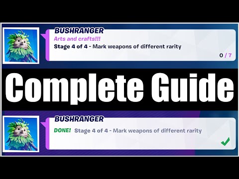 Fortnite, Mark Weapons of Different Rarity, Quest 100% Guide