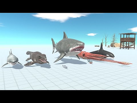 🦈AQUATICS VS ALL FACTION - Animal Revolt Battle Simulator