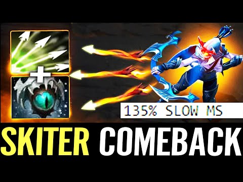 🔥 SKITER Drow Ranger Carry 23.000 GOLD Comeback — 135% SLOW Eye Of Skadi + Frost Arrows Dota 2 Pro