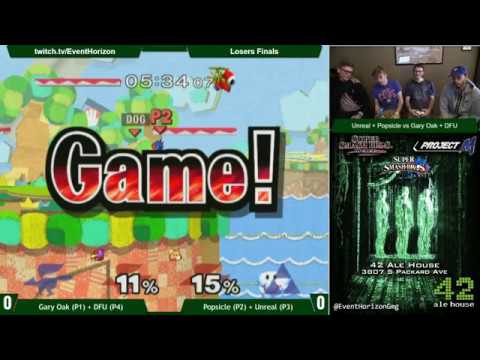 Construct 93 - Gary Oak + DFU vs Unreal + Popsicle - Melee Doubles LF