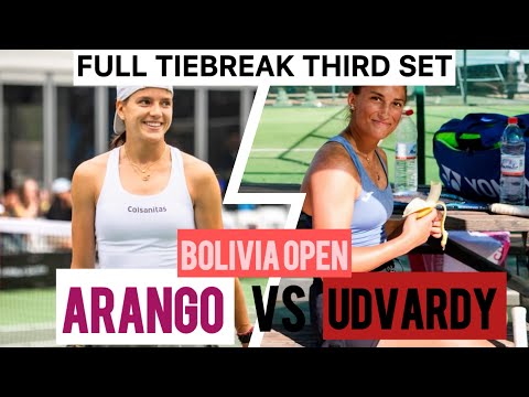 Arango Emiliana - Udvardy Panna full tiebreak highlights SF Bolivia Open 2024