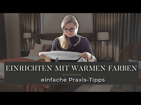 Einrichten in Warmen Farben: Tutorial Wandfarbe und Einrichtung [ Schlafen, Wohnen & Küche in Taupe]