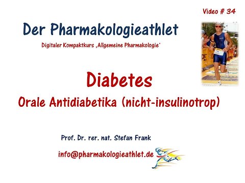 Pharmakologie des Diabetes mellitus: nicht-insulinotrope orale Antidiabetika !