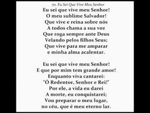 070. Eu Sei Que Vive Meu Senhor - HINOS SUD