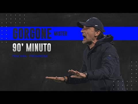 MISTER GORGONE AFTER THE PESCARA-FROSINONE MATCH