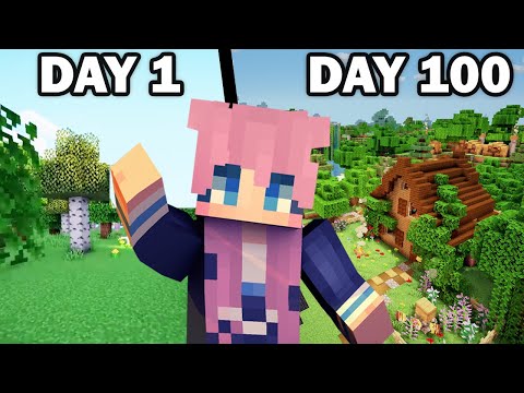 100 Days in a Minecraft World