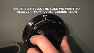 S&G 2740B Lock RECOVERY OF LOST COMBINATION