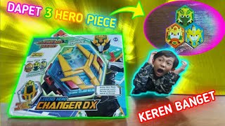 Download lagu [UNBOXING & RIVIEW] LEGEND HERO CHANGER DX | Tonton videonya di channel 'AZKANA SEVEN' #Shorts mp3