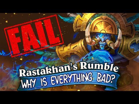 The Failure of Rastakhan's Rumble: New Old Hearthstone Meta, Popular decks for Laddering Video