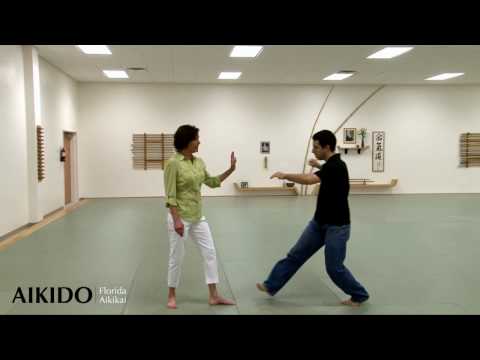 Aikido - Self Defense For Women # 12 - Penny Bernath - Strike To Side of Face - irimi nage -