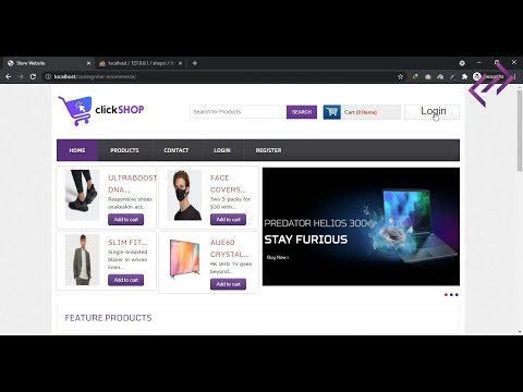 Ecommerce Website in PHP MySQL CodeIgniter with Source Code - CodeAstro