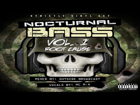Dj Outside Broadcast & Mc M.A - Nocturnal Bass Vol.1 (Jungle / Old Skool DnB Vinyl Mix)