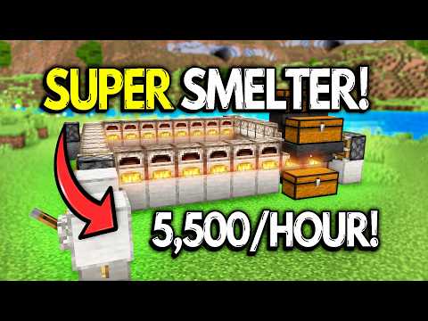 This Super Smelter is BROKEN for Minecraft Bedrock +1.21/26.1!