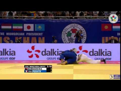 Judo 2015 Grand Prix Ulaanbaatar: Moreira (ANG) - Posvite (FRA) [-70kg] bronze