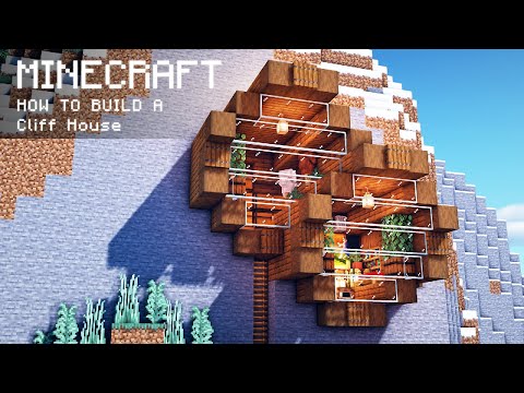 Minecraft: How To Build a Cliff House
