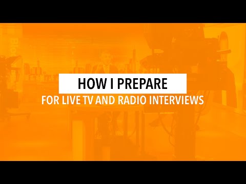 Behind The Capsule - How I Prepare For Live TV and Radio Interviews