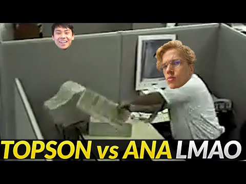 Topson vs Ana - He will smash his Monitor after this Game!!