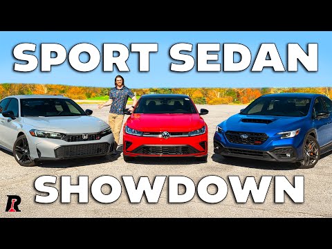 2025 Subaru WRX vs. Honda Civic SI vs. VW Jetta GLI Vergleich & 0-60!