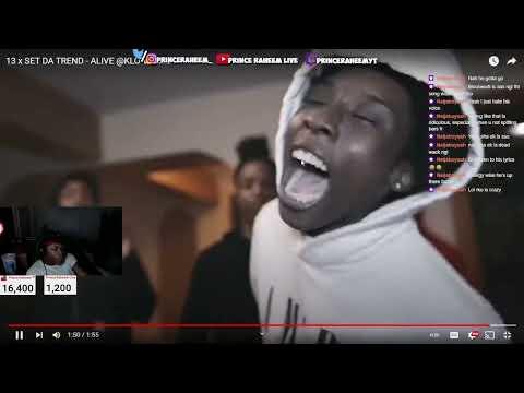 13 x SET DA TREND - ALIVE | Prince Raheem Live Reaction