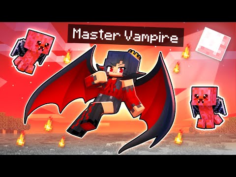 Becoming The Head MASTER VAMPIRE In Minecraft!
