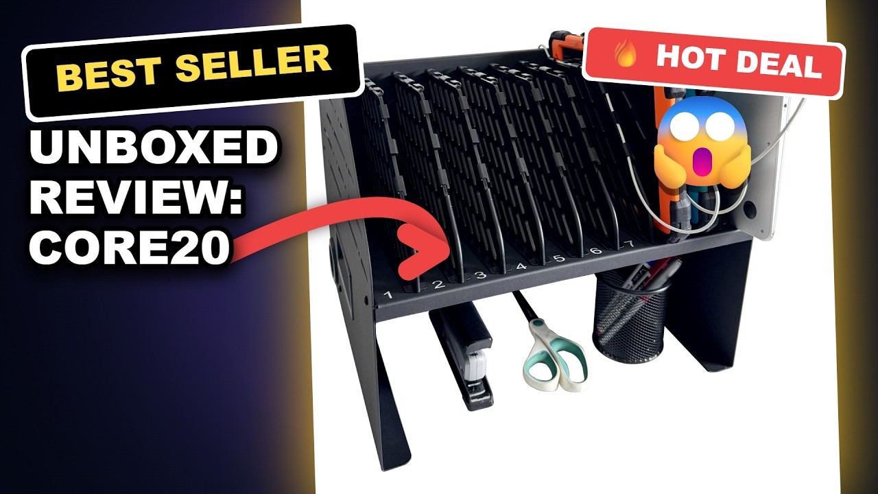 Unboxed Review: CORE20 Charging Cart Station for Chromebooks, Laptops, Tablets, by PowerGistics