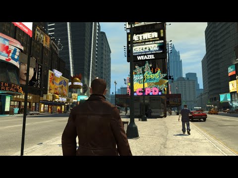 GTA 4 PC: 4K Max Settings Free Roam Gameplay | RTX 3080 (No Mods)
