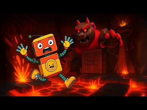 Epic The Floor is Lava 4! 🔥 The Great Escape Room | Rusty's World